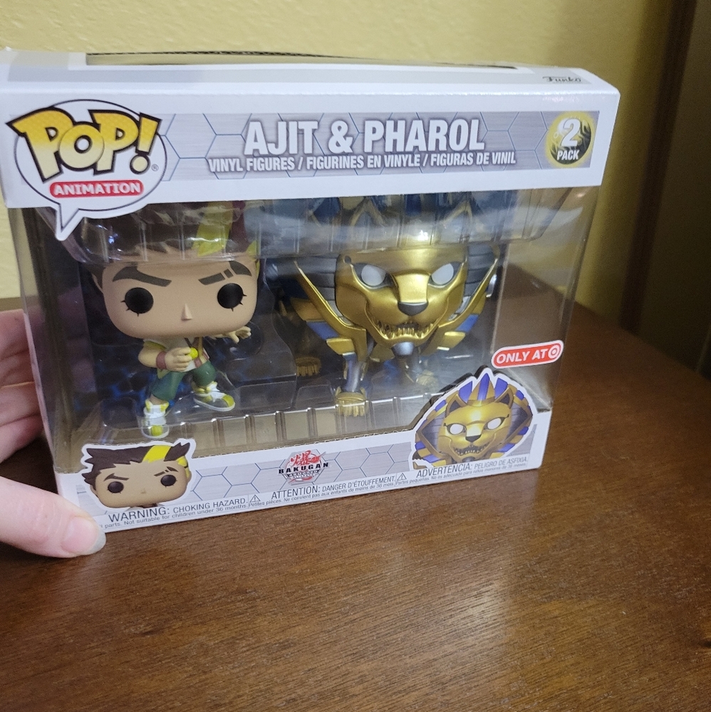 Funko Bakugan 2 Pack Ajit & Pharol Armored Alliance Animation POP! NEW Exclusive - Picture 7 of 11